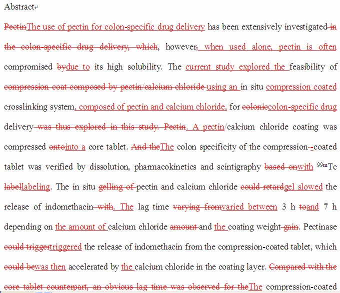 SCI论文英语润色Drug delivery（ IF 		2.015）发表案例